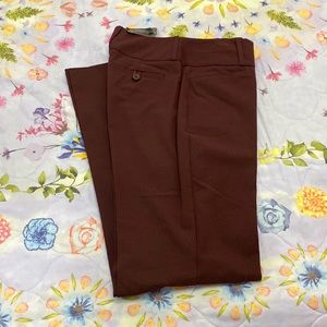NWT The Limited Lexie Fit Maroon Slacks